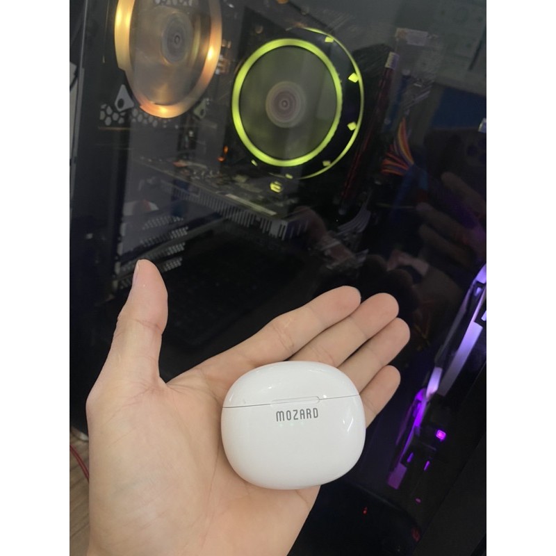 Tai nghe Bluetooth True Wireless Mozard AT15 Trắng like new, còn BH 1 đổi 1 | BigBuy360 - bigbuy360.vn