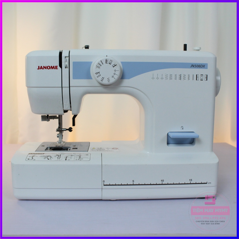 Máy May Mini Gia Đình Janome-JN508DX Bền Rẻ Đa Năng Chất Lượng Nhật Bản