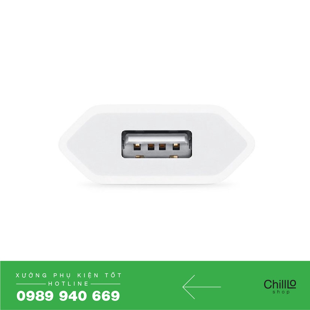 Củ Sạc 5W - Adapter Sạc 5V-1A - Cốc Sạc Cổng Ra USB Tương Thích Nhiều Thiết Bị