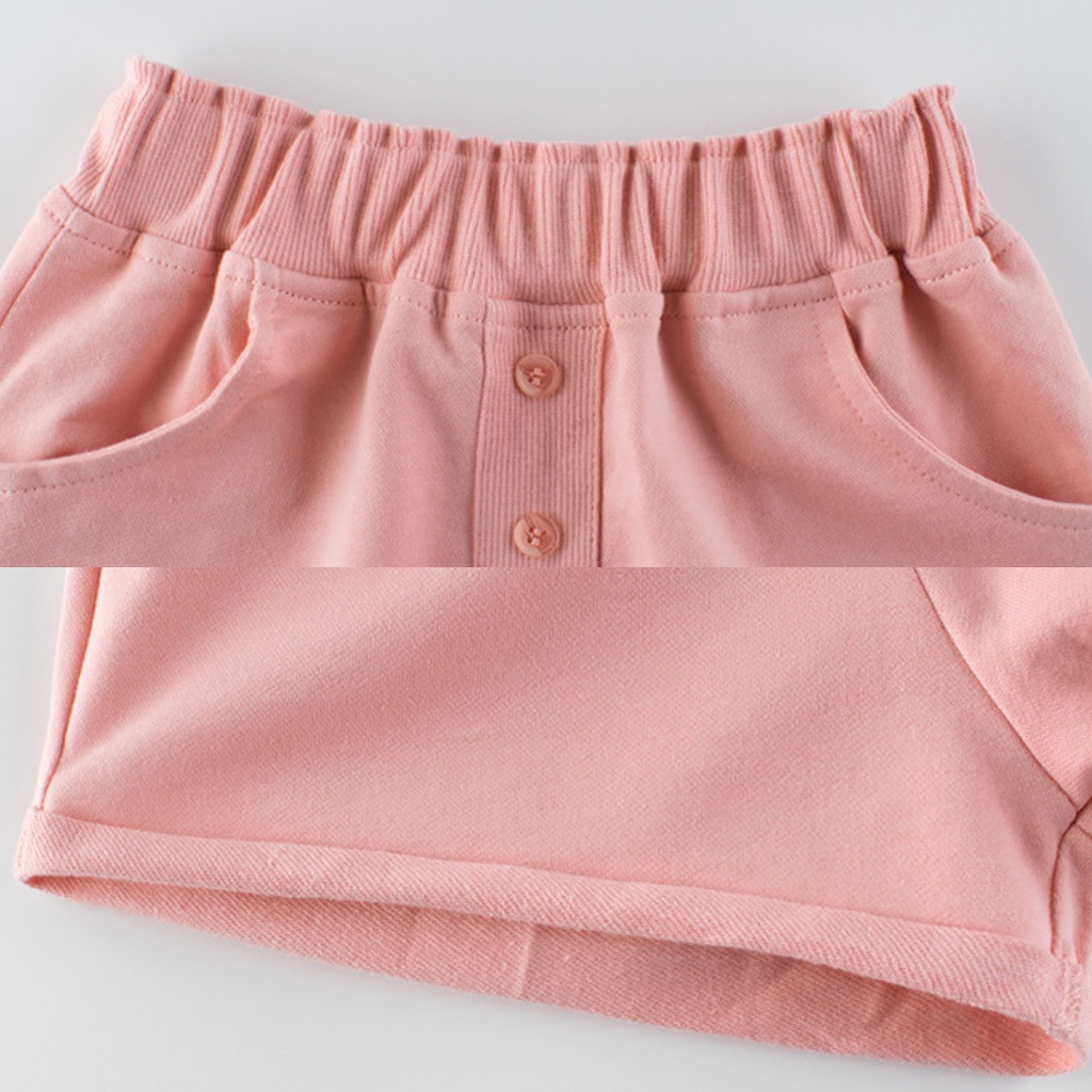 Quần Đùi Bé Gái 27HOME Quần short Cho Bé Gái Thoáng Mát Nhiều Màu