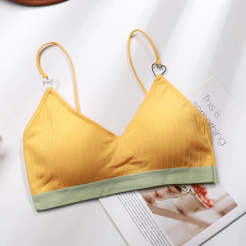 Áo ngực hai dây không đường may có miếng đệm mút thời trang