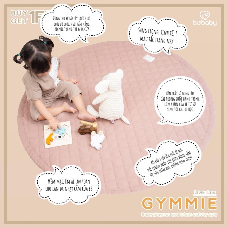 Thảm đa năng GYMMIE hãng Bu baby.