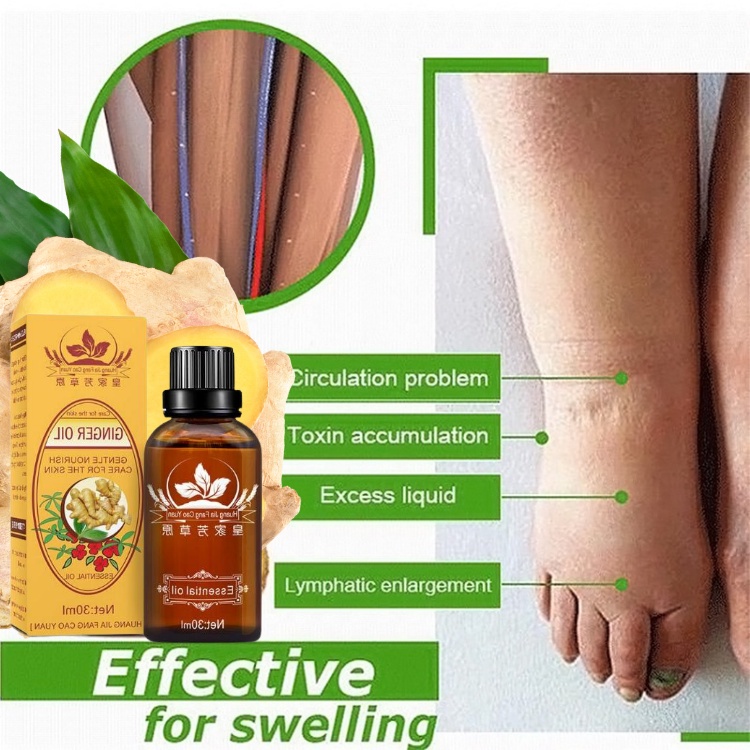 Tinh Dầu Gừng Hailicare 100% Giúp Giải Độc Tố Da