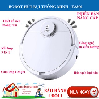 Giá Hot Robot Hút Bụi, Robot Hut Bui - Công Suất Lớn, Hút Siêu Khỏe, Nguồn Cảm Ứng. Bảo Hành 1 Đổi 1. Mua Ngay.ES300
