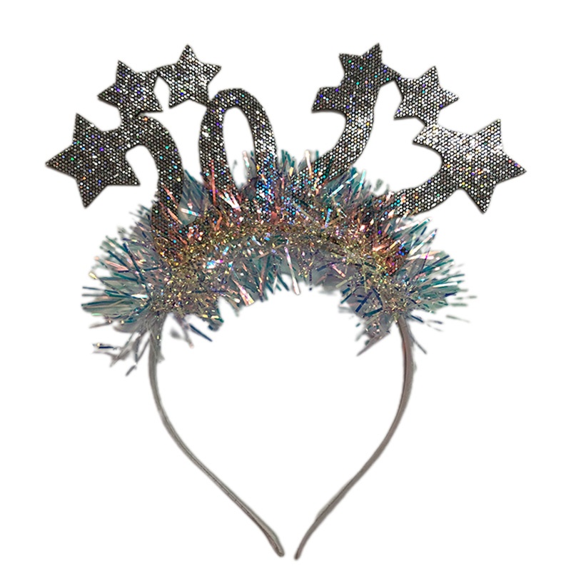 Băng Đô Đính Kim Sa Lấp Lánh Mừng Năm Mới 2022