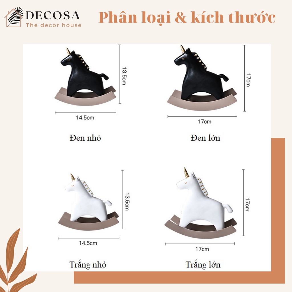 Ngựa bập bênh trang trí nhà cửa