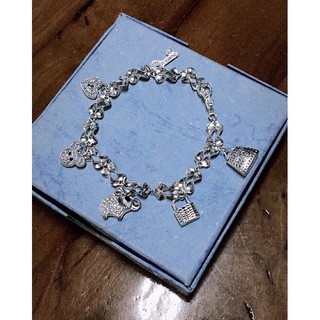 Vòng tay charm bạc