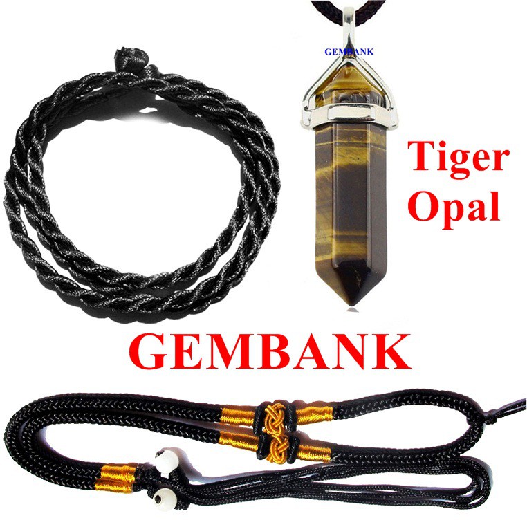 Trụ Opal Tiger Và 2 Vòng Đeo Cổ