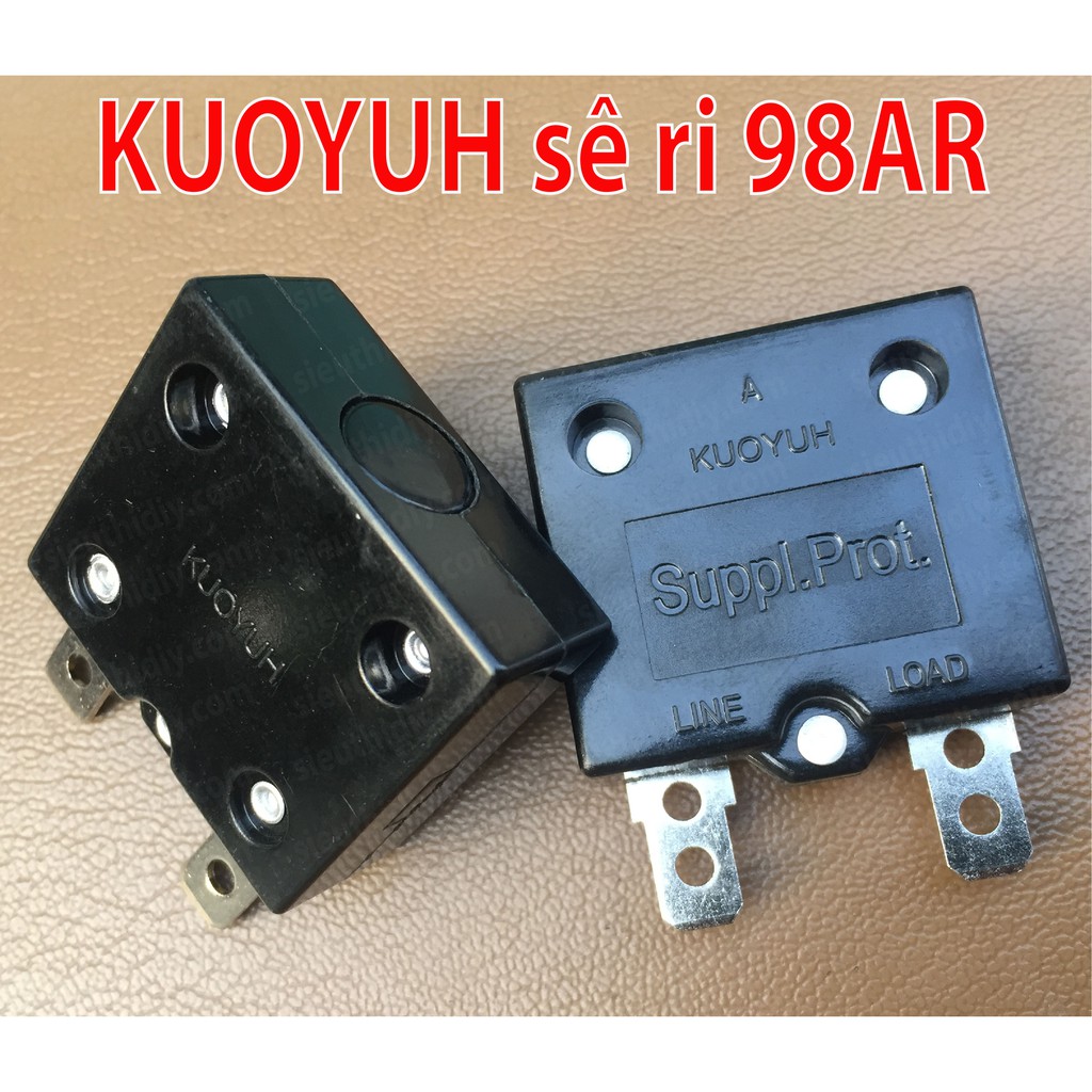 Relay KUOYUH 98AR rơ le cầu chì nhiệt chính hãng tự Reset 20A 30A 40A
