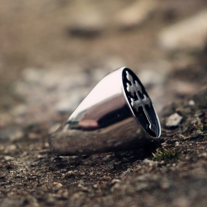 Nhẫn Hình Thánh Giá Phong Cách Vintage Dành Cho Nam