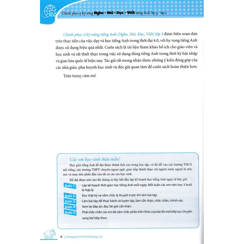 Sách - Chinh phục 4 kỹ năng tiếng anh Nghe - nói - đọc - viết lớp 5 tập 1