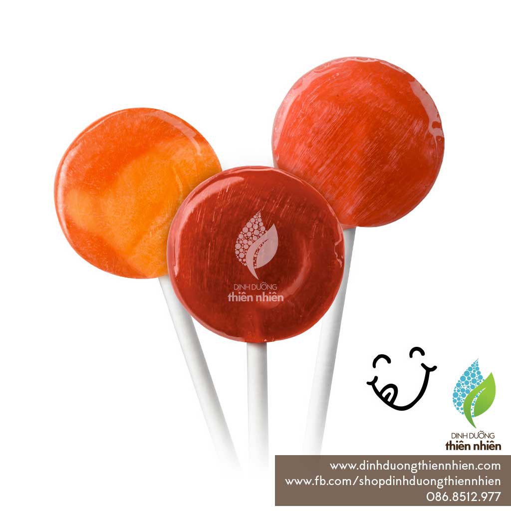 Kẹo Mút Trái Cây Hữu Cơ Yum Earth Organic Lollipops