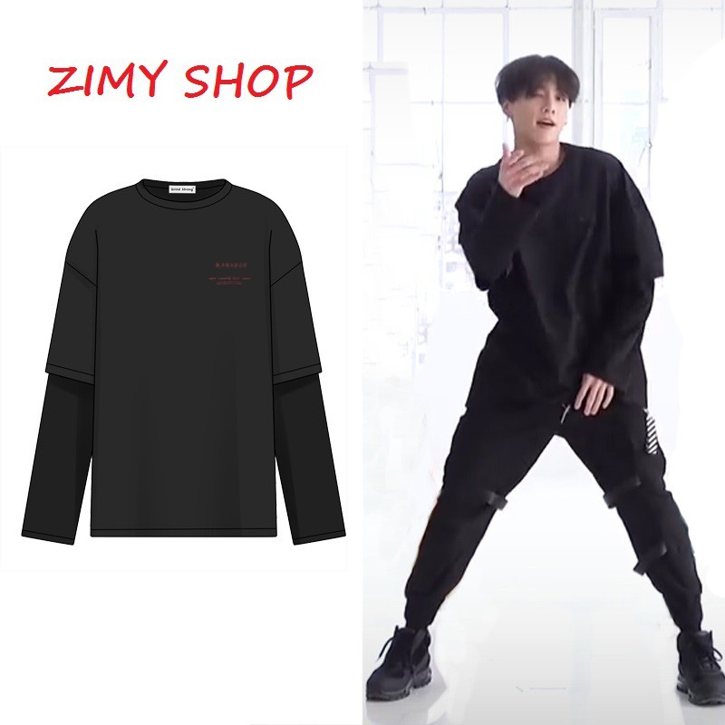 ẢNH THẬT SET ÁO QUẦN JOGGER BTS JUNGKOOK FORM RỘNG BOY WITH LUV