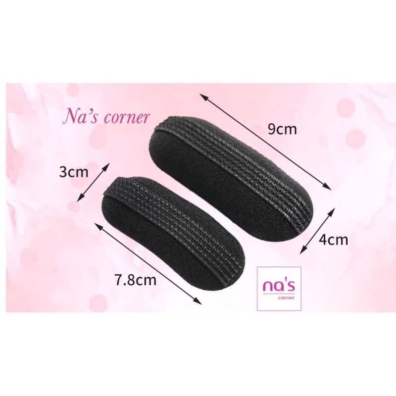 Set 2 kẹp độn phồng mái phồng tóc độn tóc dày