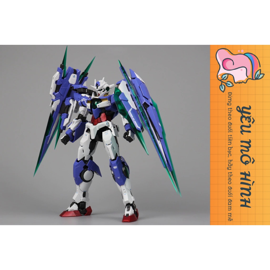 Gundam MG QanT Full Saber Metal Build Tặng kèm Decal nước và Base trưng bày