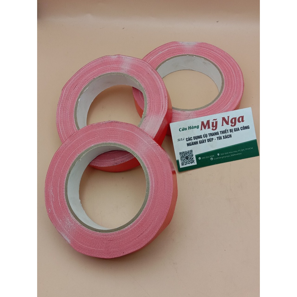 Băng keo vải simili màu đỏ bảng 2p4 - sỉ sll