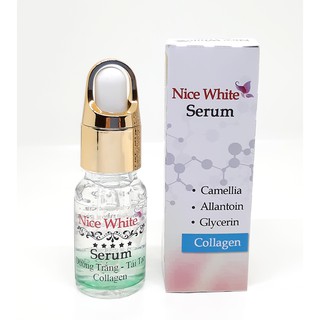 "Serum Dưỡng Trắng - Tái Tạo- Dưỡng Ẩm - Nice White 10ml Chiết Xuất Collagen Dưỡng Ẩm - Săn Da Mặt"