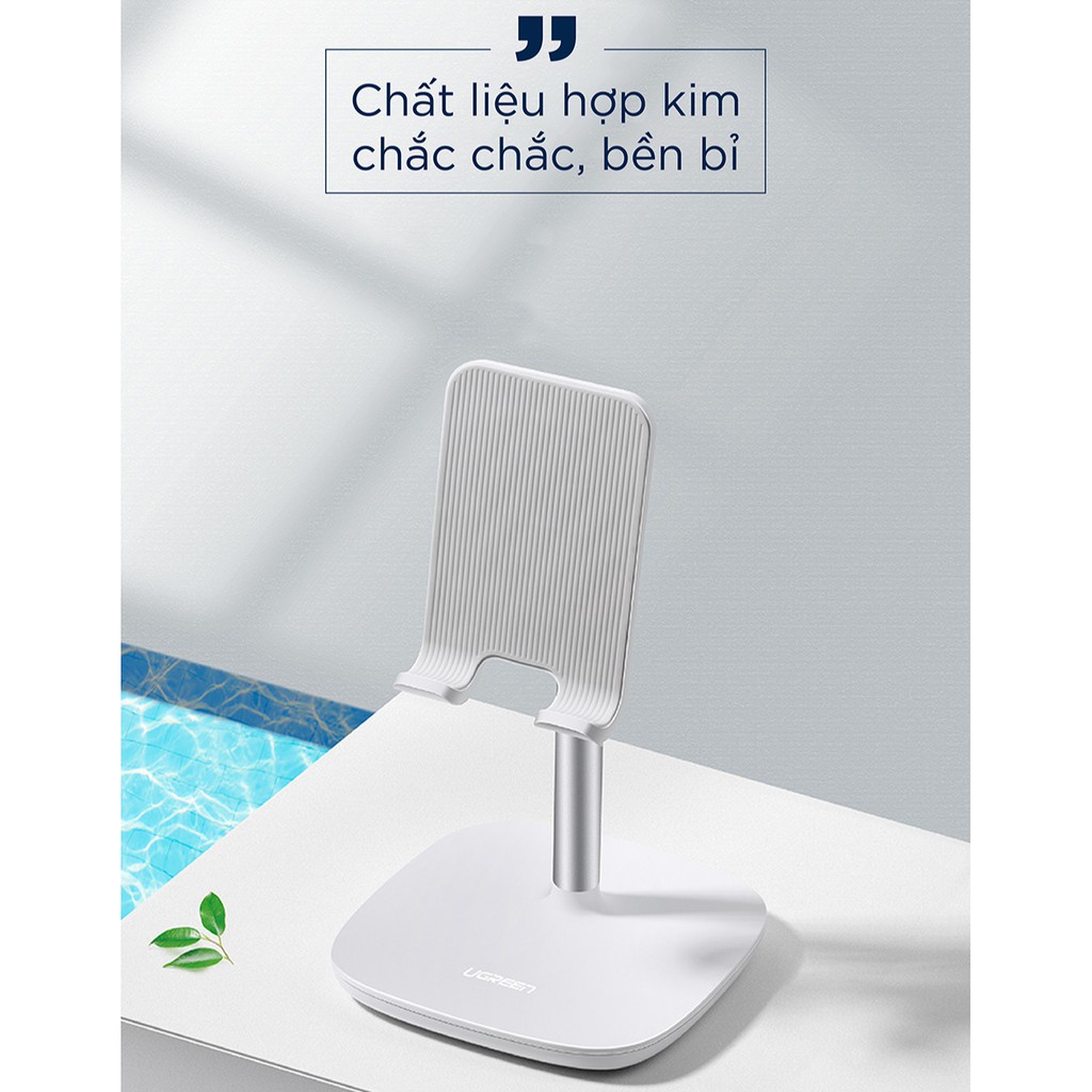 Giá đỡ điện thoại, máy tính bảng UGREEN LP177 - chất liệu kim loại - xoay 45 độ