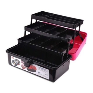 Cốp Nhựa PP Cao Cấp 3 Tầng Đựng Đồ Nail Đa Năng, Hàng Loại 1 (Màu Ngẫu Nhiên) Lệ Quyên