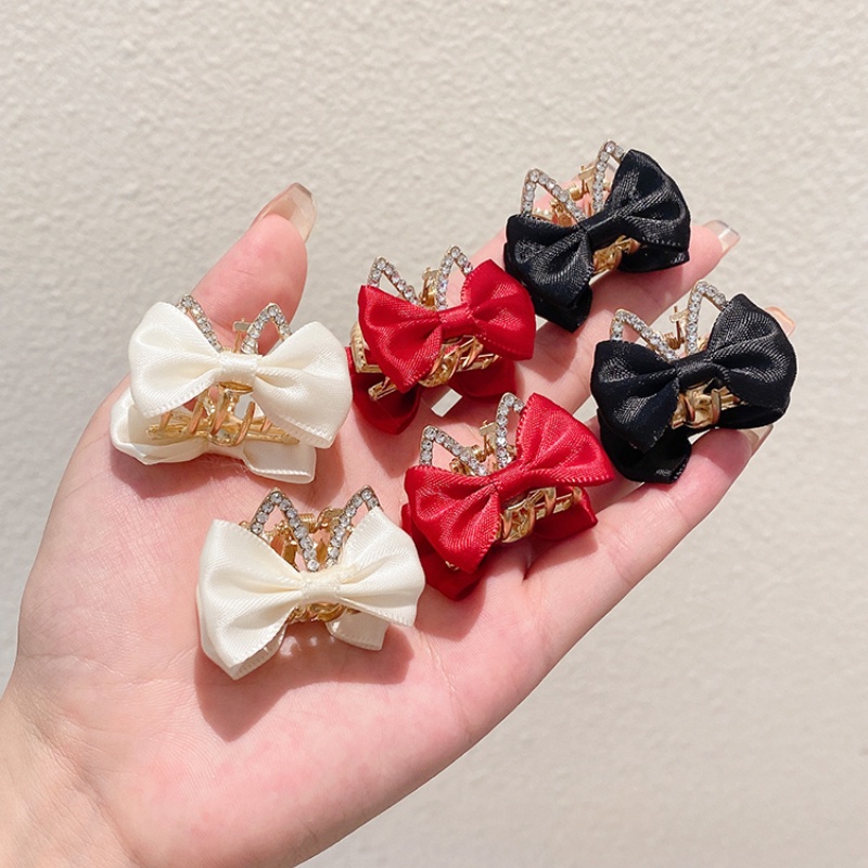 Kẹp Tóc Nơ Hai Mặt Thời Trang Mùa Hè Cao Cấp Cho Nữ