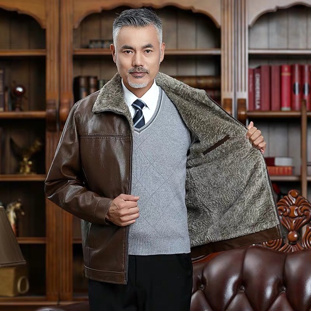 🔥🔥Áo khoác da cho người trung tuổi. Mẫu có 2 loại lót lông và ko lót.  🌸Giá chỉ #350k ____♥️____ #400k