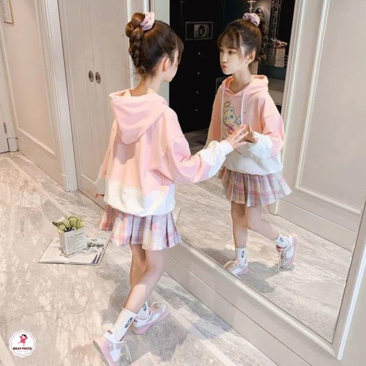 Váy đẹp cho bé gái mập7 8 9 10 11 12 tuổi ☑️ Thời trang váy đầm dài tay mùa thu đông size đại 25kg 35kg 40kg