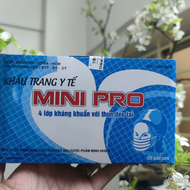 [ Combo 2 hộp ] Khẩu trang y tế kháng kháng khuẩn, cho bố mẹ và bé, MINIPRO và gấu Panda - Soleil shop