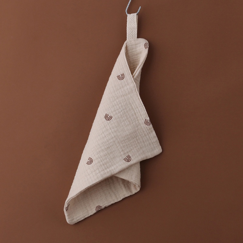 Set 5 Khăn Lau Mặt Bằng Cotton Hình Vuông Cho Bé Sơ Sinh