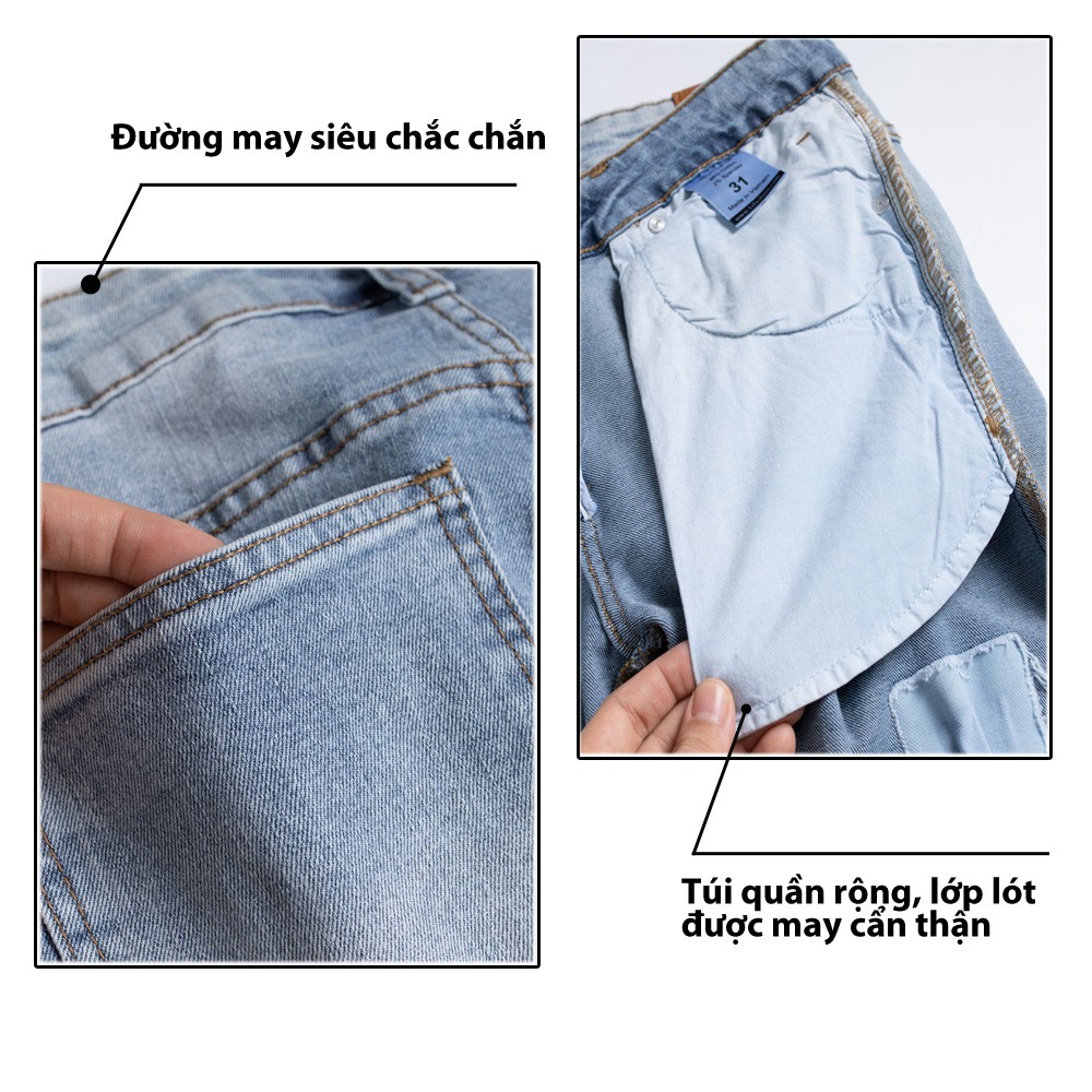 Quần Jean Nam 5S Màu Xám (3 mẫu), Phom Trẻ Trung, Ôm Vừa, Có Giãn Thoải Mái | BigBuy360 - bigbuy360.vn