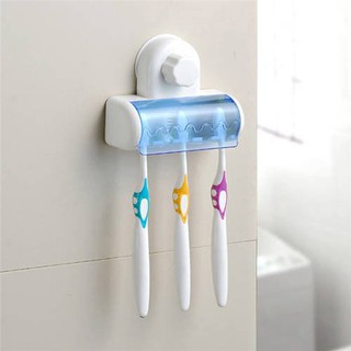 Giá để bàn chải đánh răng treo tường 5 trong 1