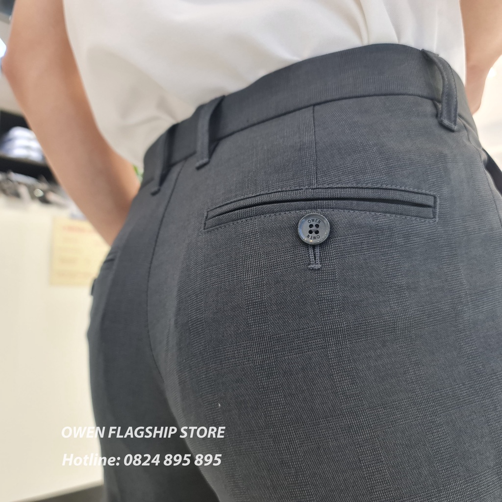 OWEN -  Quần âu nam công sở dáng Trendy sợi NANO mã QD20671 - OWEN Flagship Store