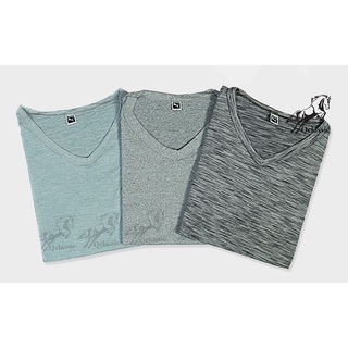 Combo 3 Áo thun nam cổ tim đẹp, nhiều màu sắc (hình thật shop chụp) A0018