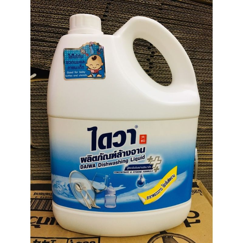 Nước Rửa Chén Đĩa Thái Lan daiwa Không mùi 3800ml  Chính Hãng.