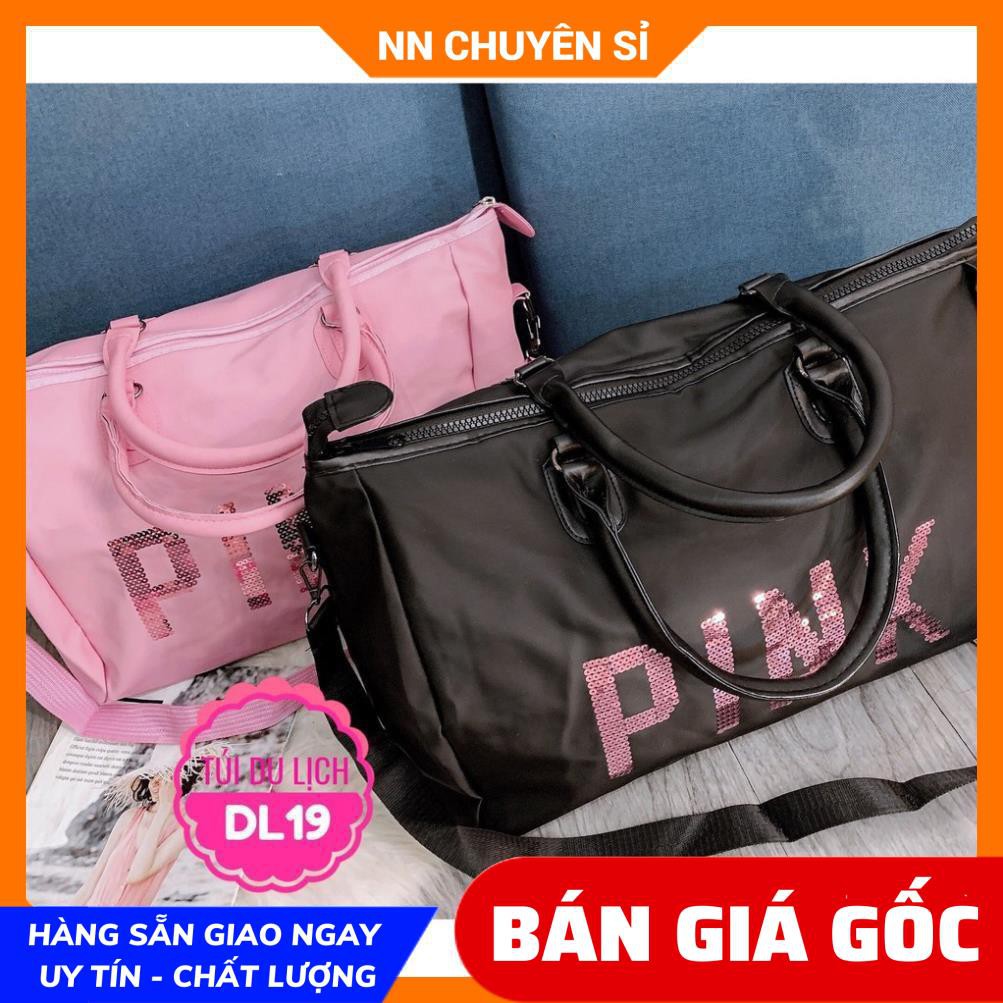 TÚI DU LỊCH PINK KIM SA BLING BLING SIÊU SANG DL19 ❤100% ẢNH THẬT❤HÀNG QC