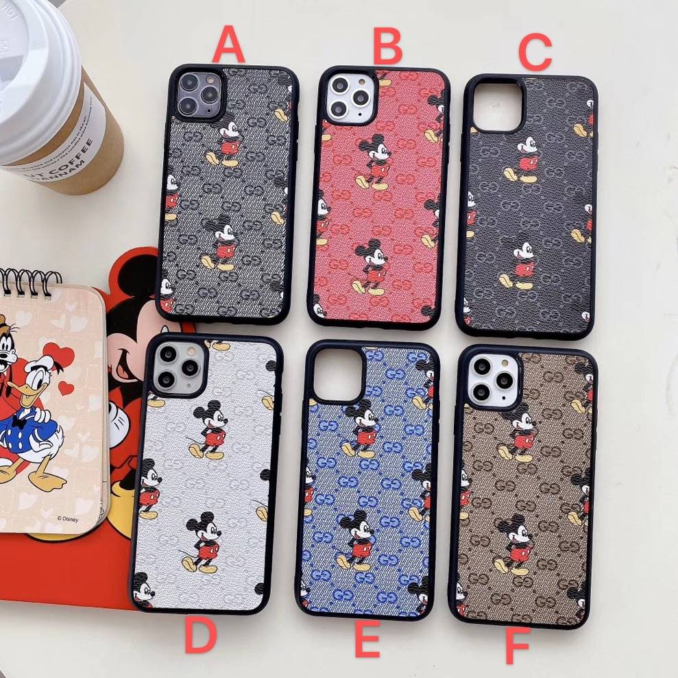 Ốp Điện Thoại Da Họa Tiết Gucci Mickey Cho Opporeno3 A31 F11Pro R17 Ax7Pro R15 R11 R9Plus F9 | BigBuy360 - bigbuy360.vn