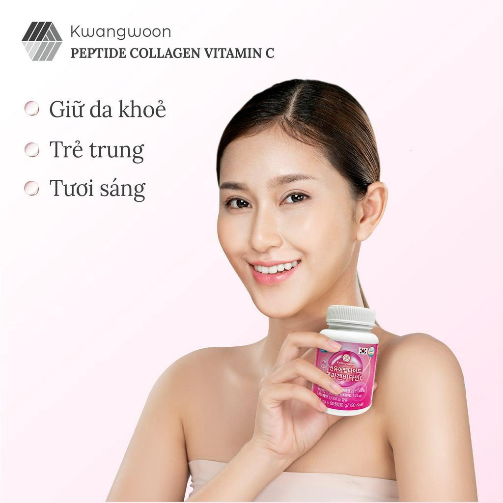 Viên uống trắng da Collagen Vitamin C Peptide  Hàn Quốc