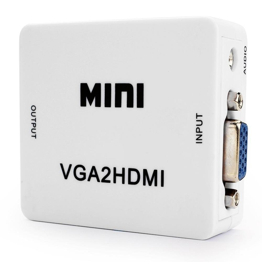 Bộ Chuyển Đổi Vga Sang Hdmi 1080p Full Hd Với Âm Thanh Audio (Dvr Pc Laptop Sang Tv)