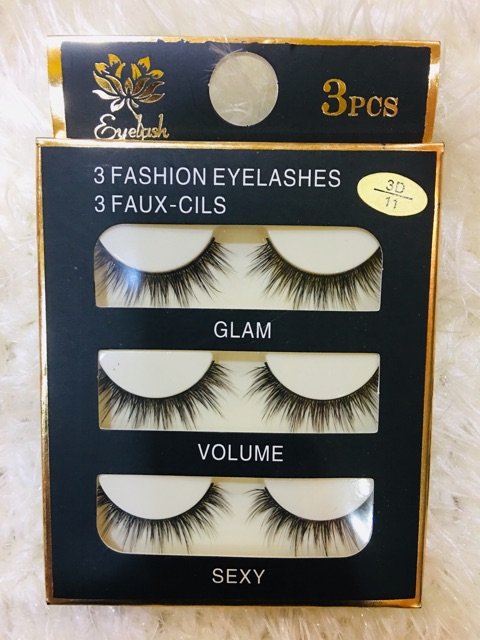 🥰 Mi giả Fashion Eyelashes 3 Faux - Cils