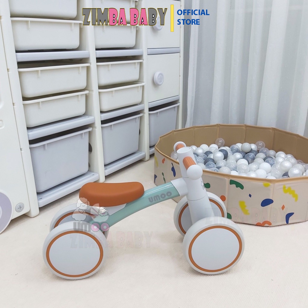 Xe chòi chân cho bé Umoo Chính Hãng mẫu mới nhất 2022 - Xe tập đi cho bé Umoo thiết kế siêu nhẹ, nhỏ gọn cho bé vận động