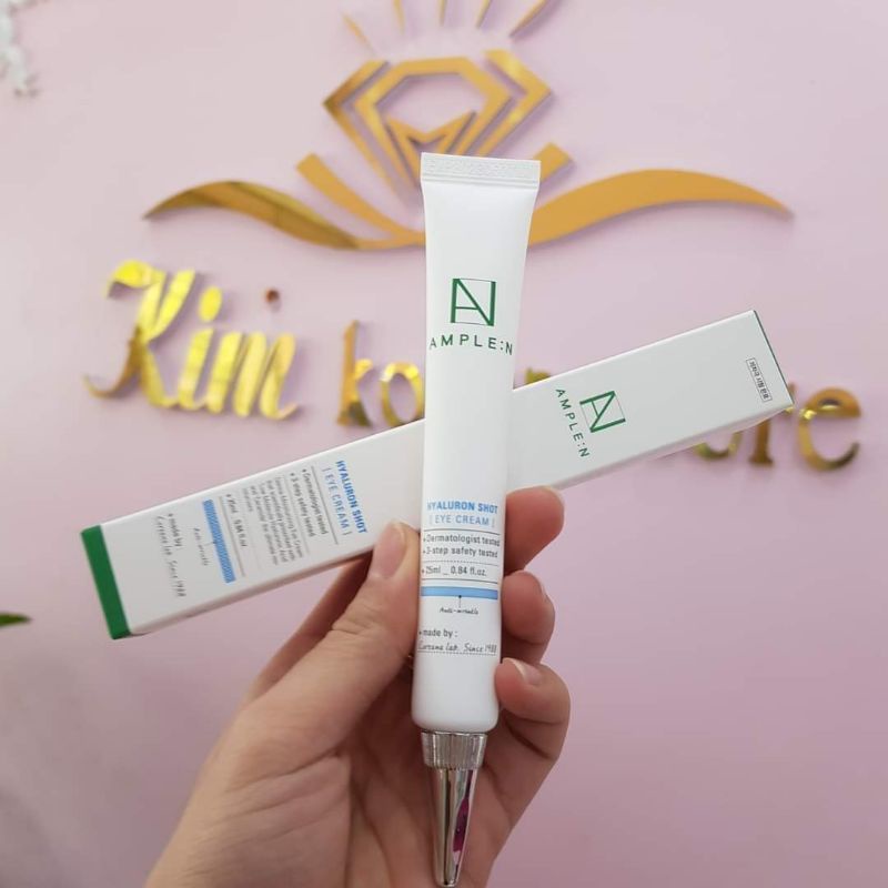 Kem dưỡng mắt Coreana ample:n Hyaluron shot eye cream