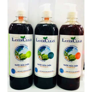 Nước rửa chén hữu cơ Layer Clean 800ml