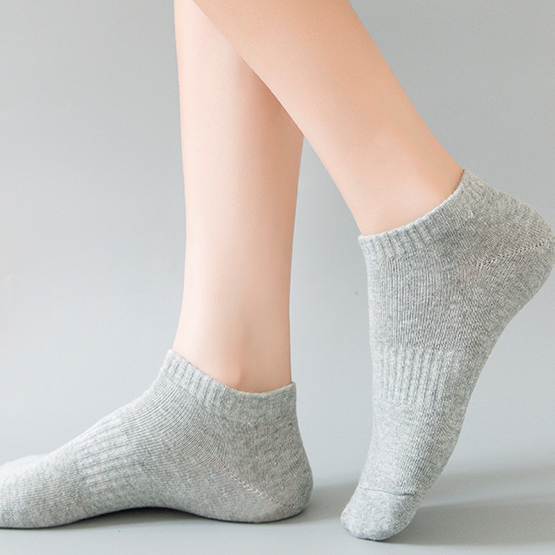 Vớ Cotton Thể Thao Màu Sắc Đơn Giản Thoáng Khí Cho Nam Nữ