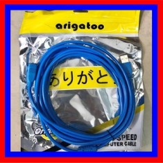 Dấy Cáp USB Máy In 3m Xanh Arigato Chống Nhiễu Truyền Tín Hiệu Tốt