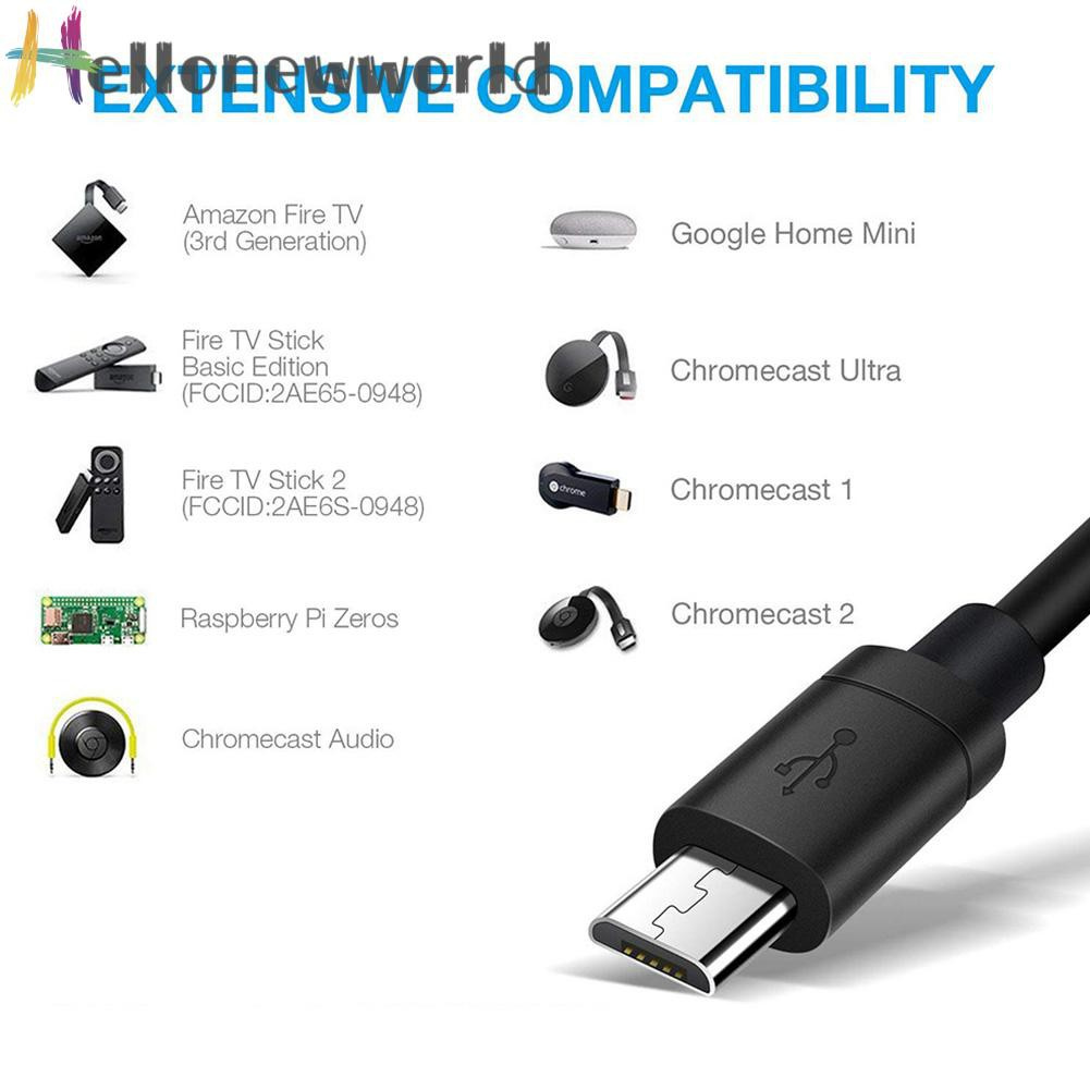 Bộ Chuyển Đổi Ethernet Cho Amazon Fire Tv Google Home Mini Chromecast Ultra 2 1