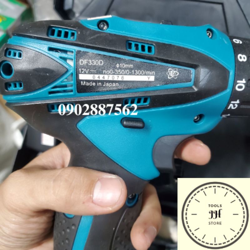 máy khoan pin makita 12 volt hàng đẹp có đủ 2 pin