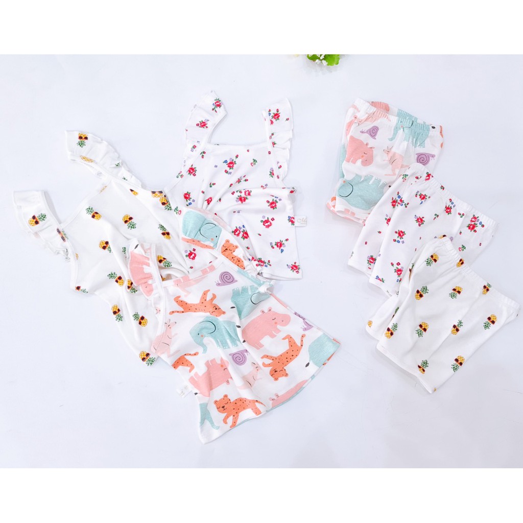 Quần Áo Set Đồ Bộ Cánh Tiên Messi Cho Bé Gái MINTSCLOSET Size 1 - 5 Tuổi