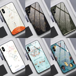 Ốp Kính Cường Lực Vsmart Live / Star / Joy 2 plus/ Joy 3 / Active 3 / Bee 3 In Hình BẢN ĐỒ