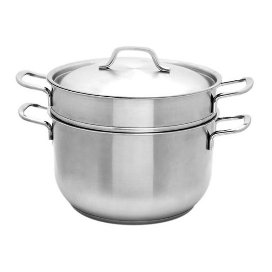 [Mã BMLTA50 giảm 10% đơn 99K] Bộ nồi xửng inox 3 đáy nắp inox 24cm Fivestar ST24-3D