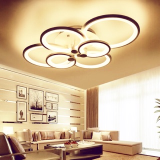 [RẺ NHẤT SHOPEE] Đèn Trần - Đèn Ốp Trần 6 Cánh Tròn thay đổi chế độ sáng