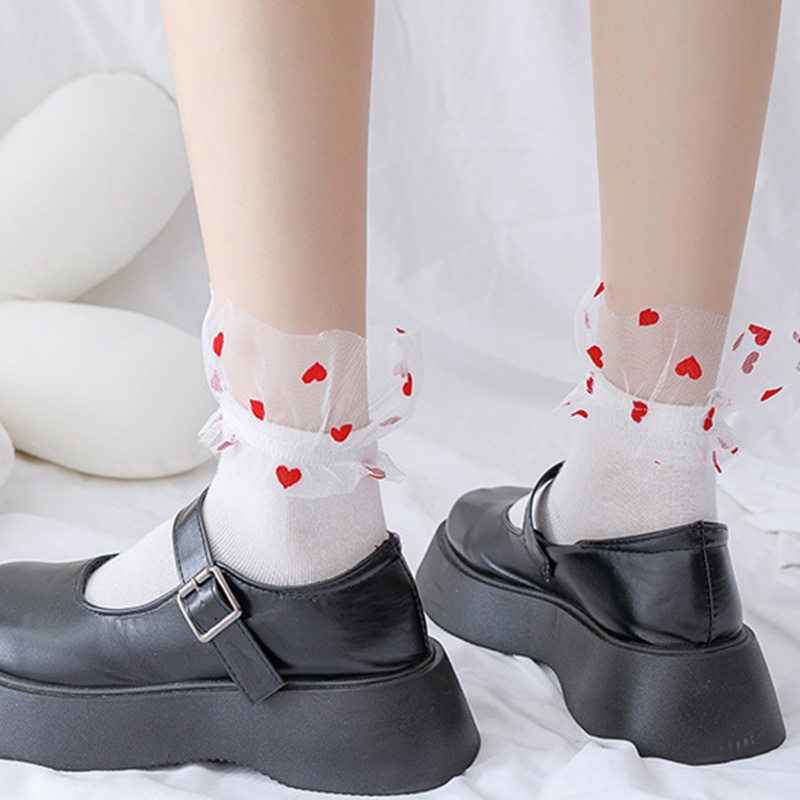 Xixi Đôi Vớ Màu Trơn Phối Lưới Thời Trang Cho Nữ